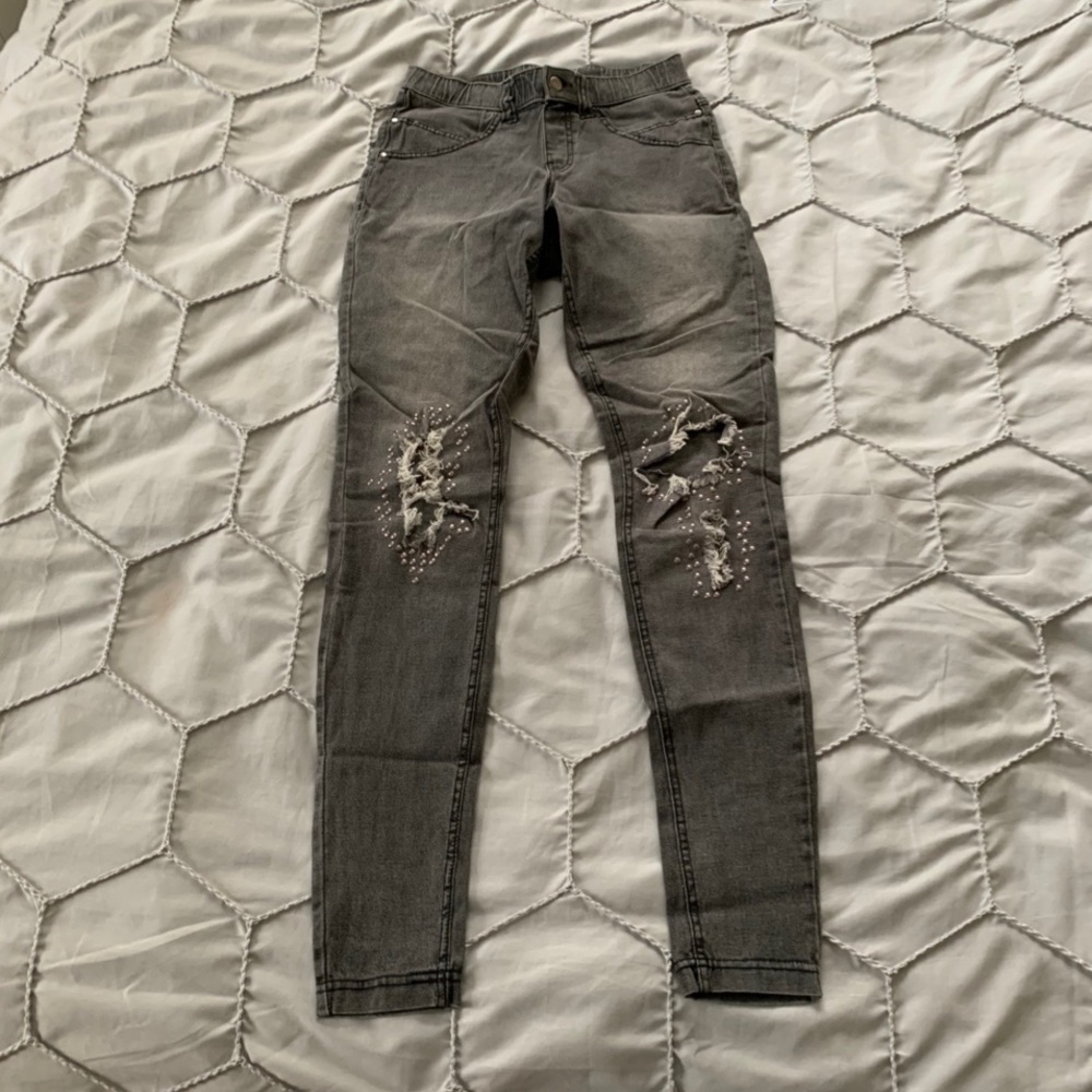Gray Jeggings
